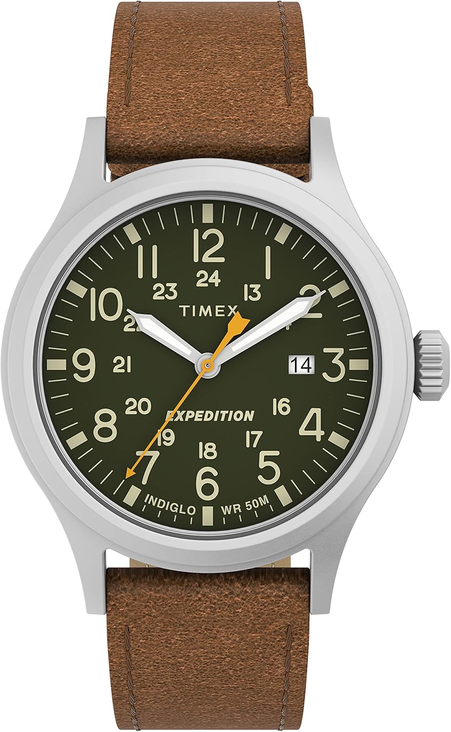 Timex Men's Expedition Scout 40mm Watch with Leather Strap
