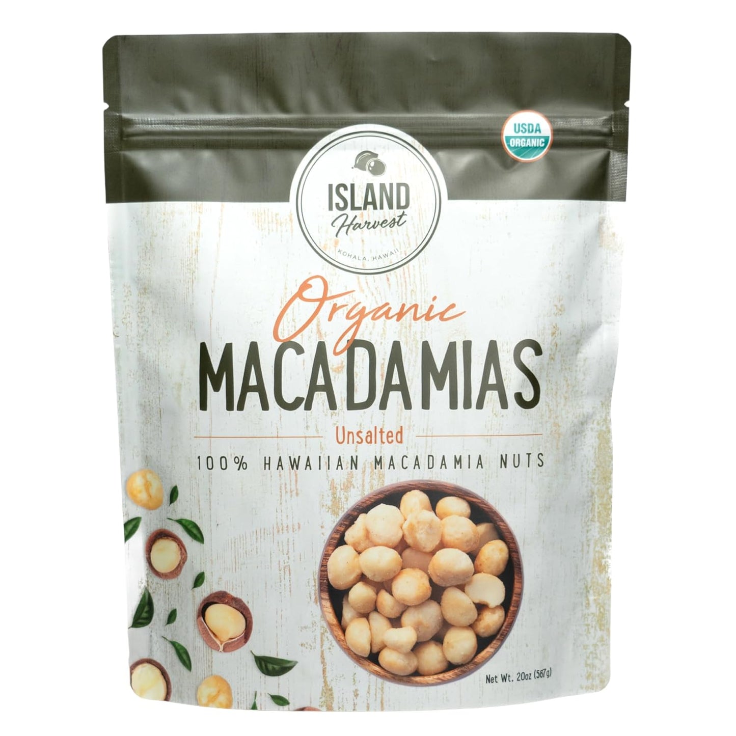 Organic Macadamia Nuts - Keto Friendly and Heart-Healthy Snack