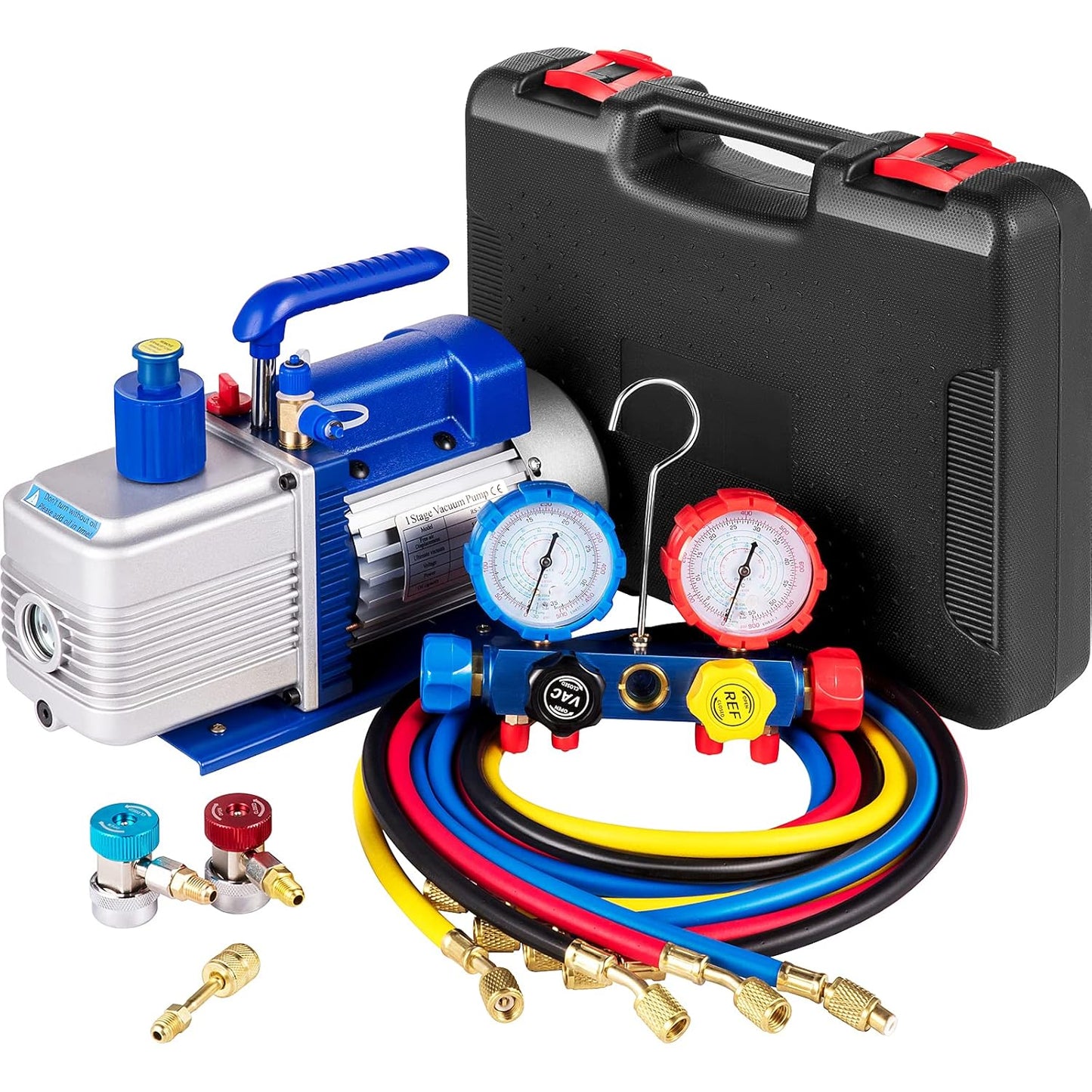 VEVOR Vacuum Pump Kit: Ultimate HVAC Power