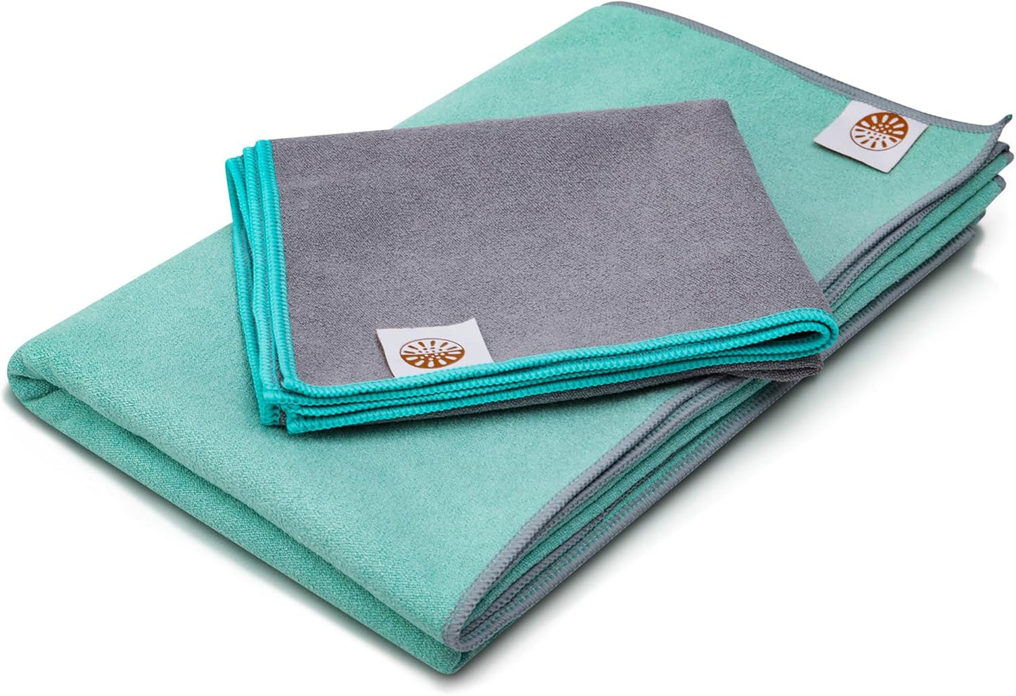 Non-Slip Microfiber Yoga Towel Duo - Hot Yoga Essential