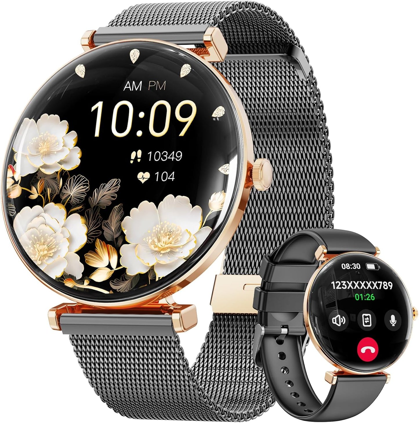 Hwagol Smart Watches for Women with AMOLED Display & Fitness Tracker