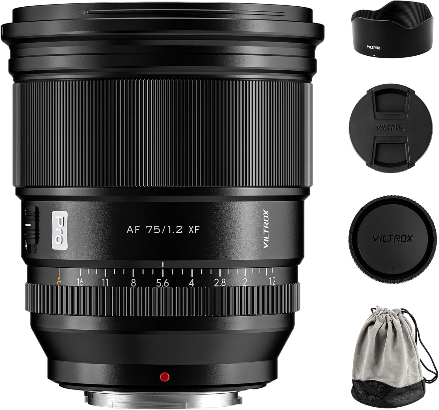VILTROX AF 75mm F1.2 Pro Lens for Fuji X Mount 75mm