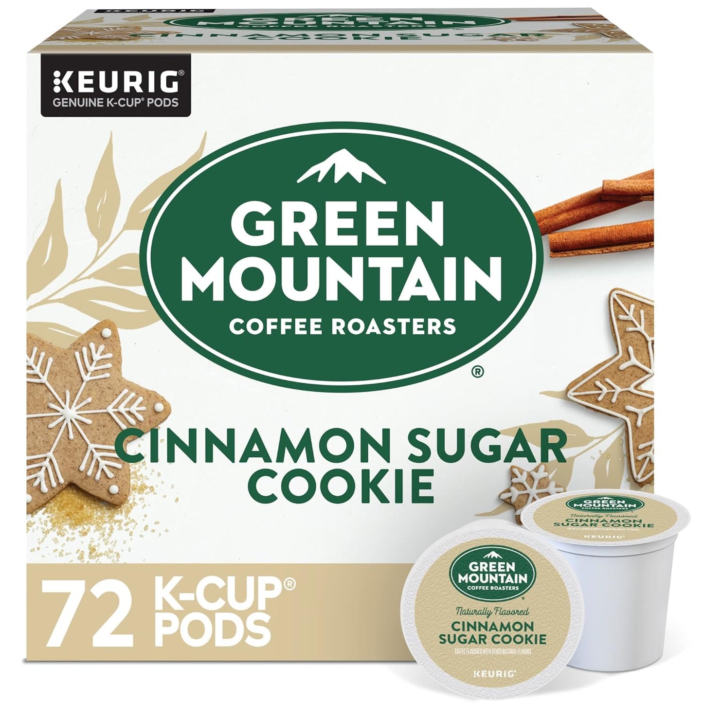 72 Count Cinnamon Sugar Cookie Coffee Pods