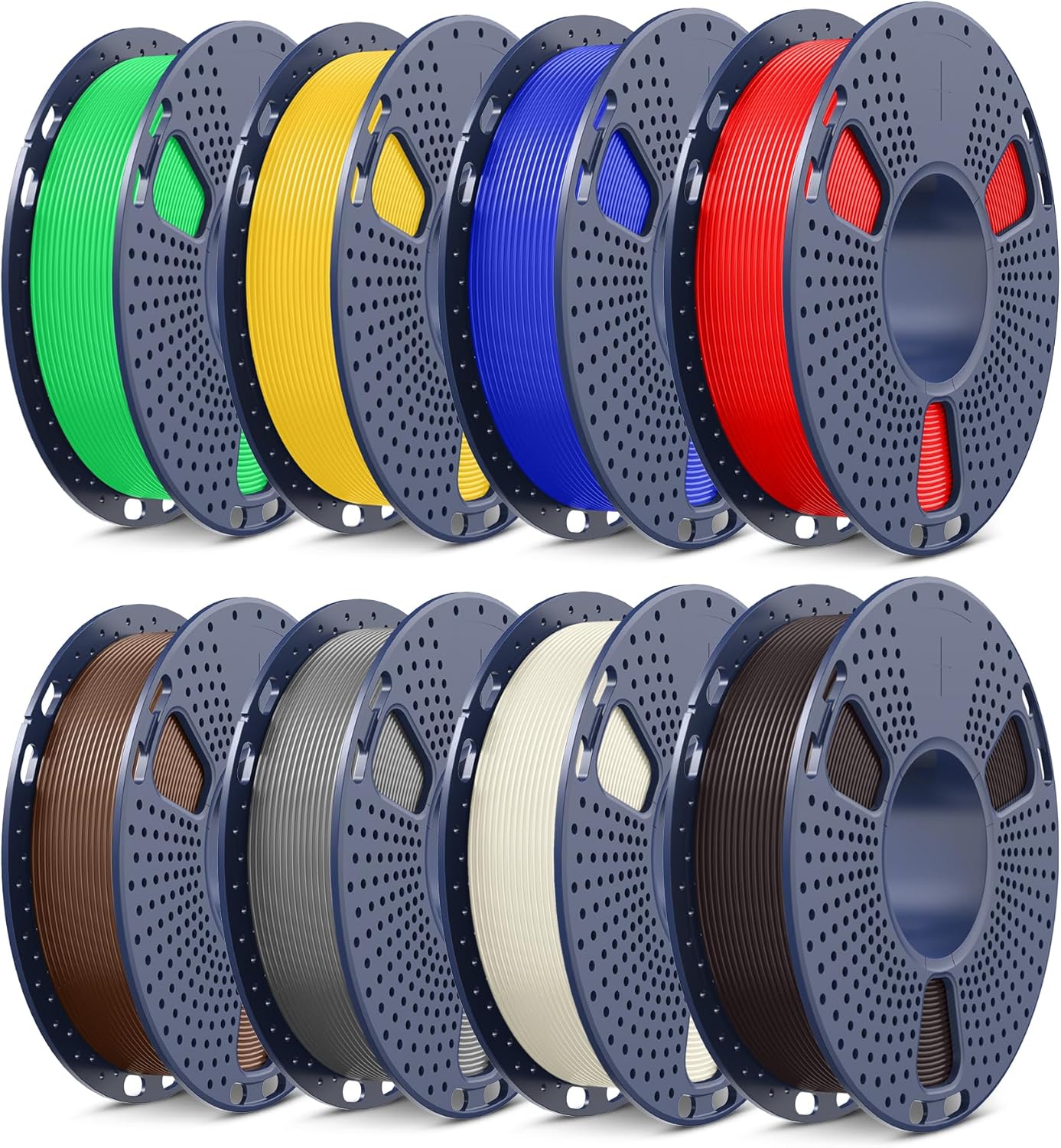 SUNLU PLA+ 2.0 3D Printer Filament Bundle for Quality Prints