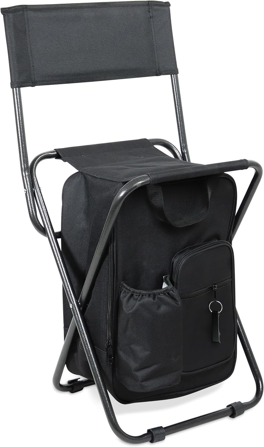 Portable Ice Fishing Chair with Cooler - Outdoor Comfort on the Go!