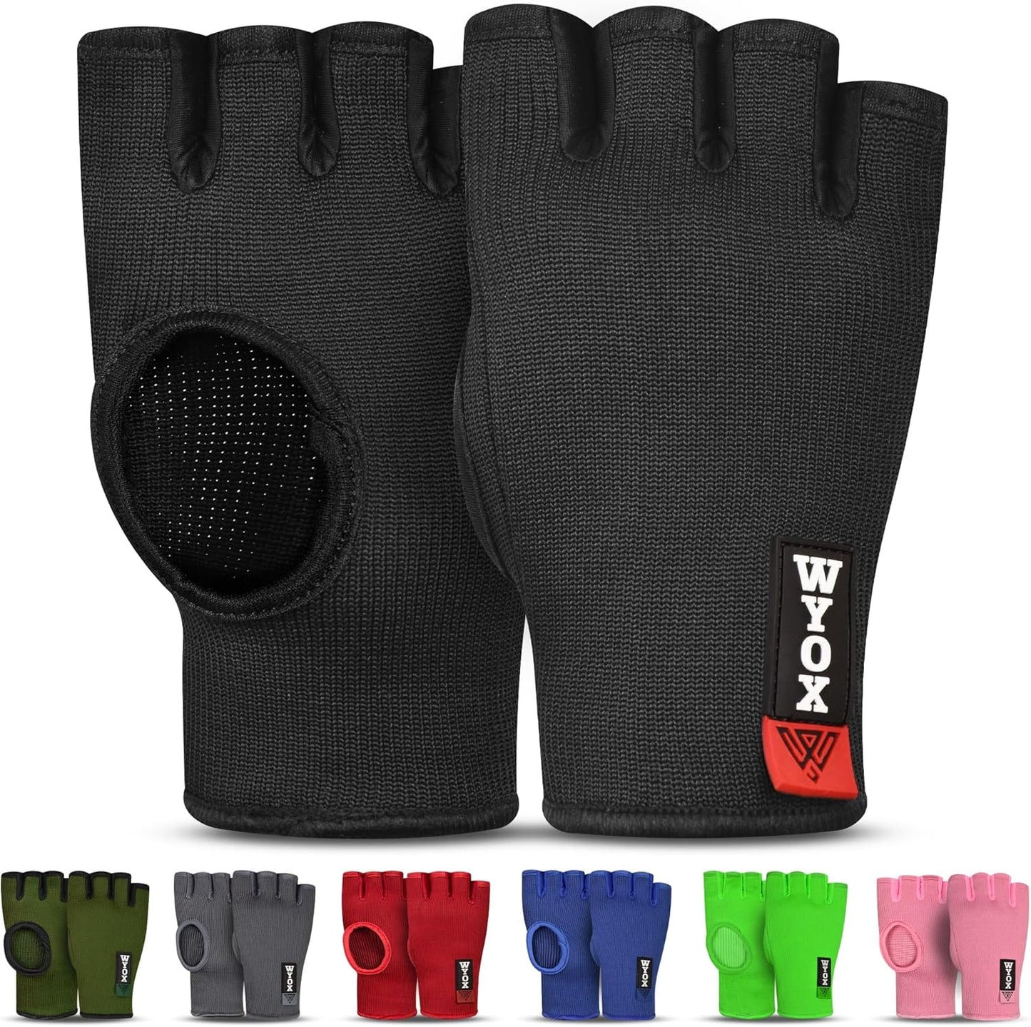 WYOX Half Finger Boxing Hand Wraps - Ultimate Fist Protection
