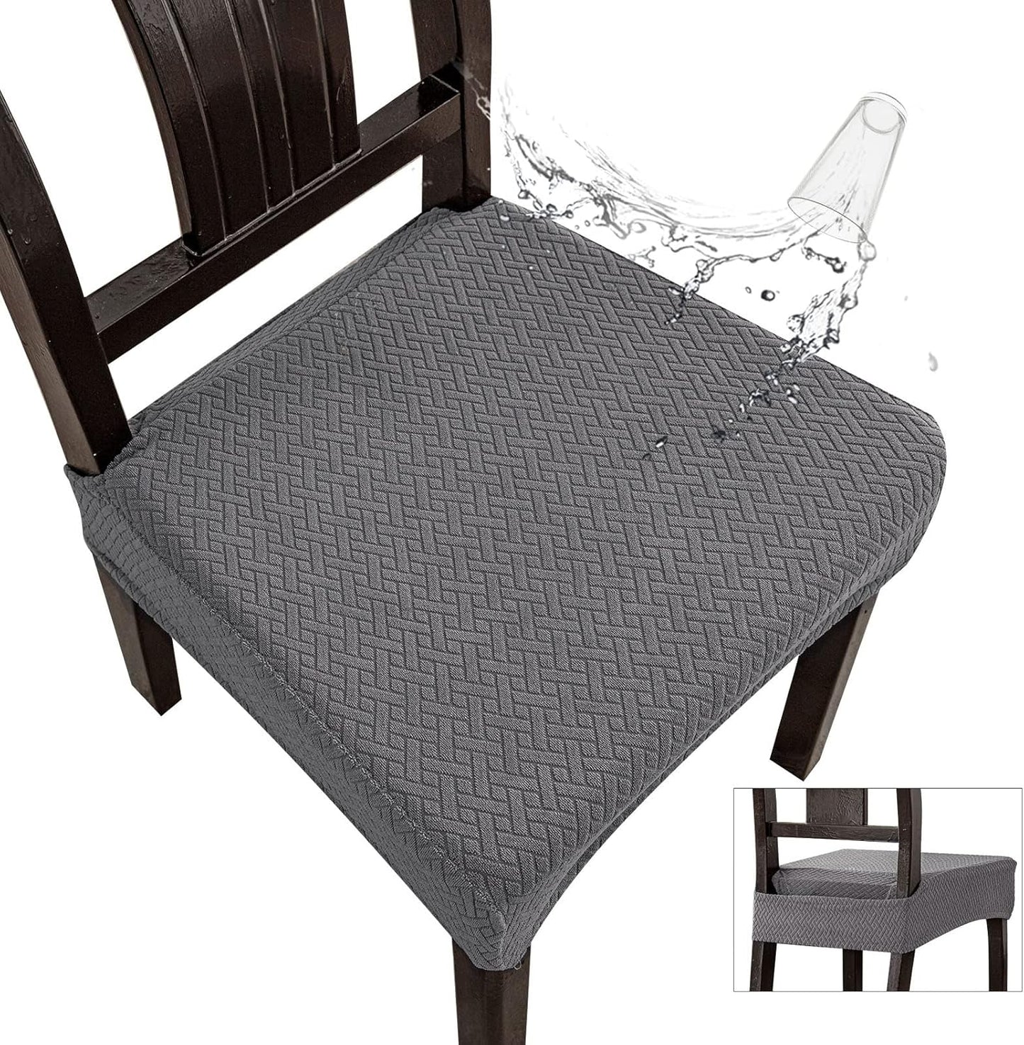 Genina Waterproof Dining Chair Covers for Stylish Protection
