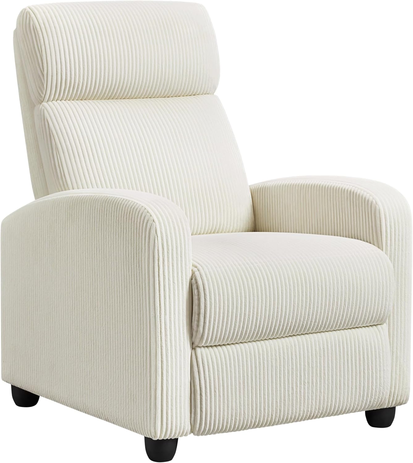 Yaheetech Corduroy Recliner Chair for Living Room and Bedroom