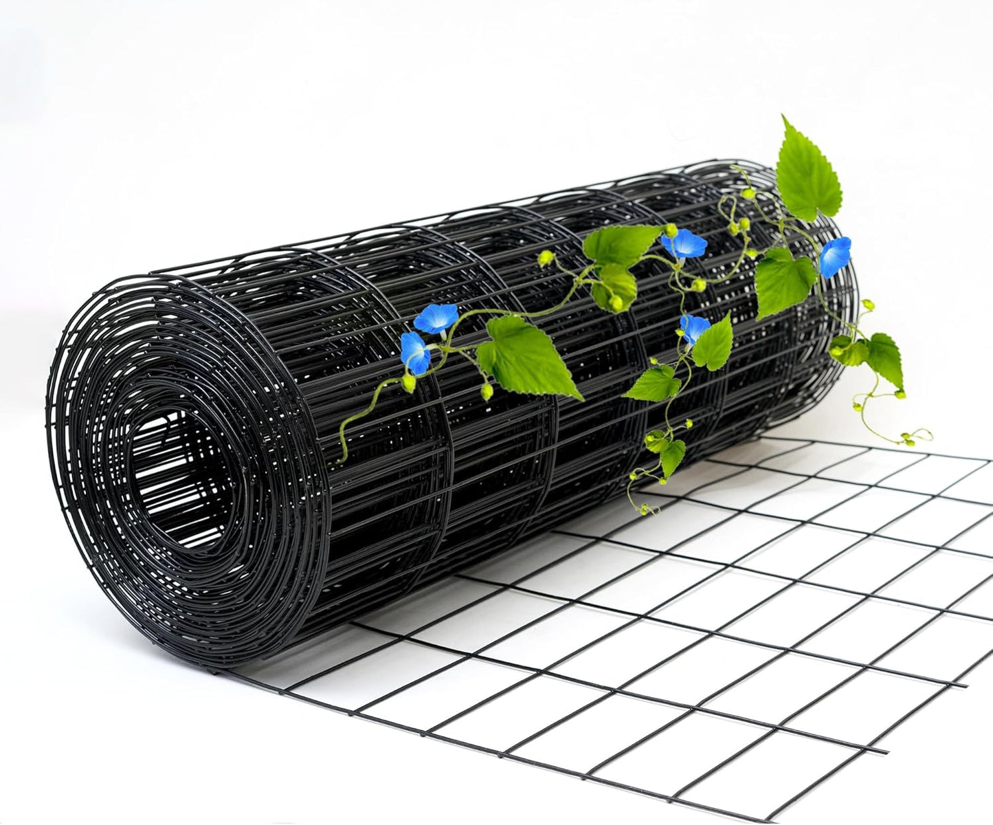 Black Metal Garden Fence for Dogs and Vegetable Plant Protection