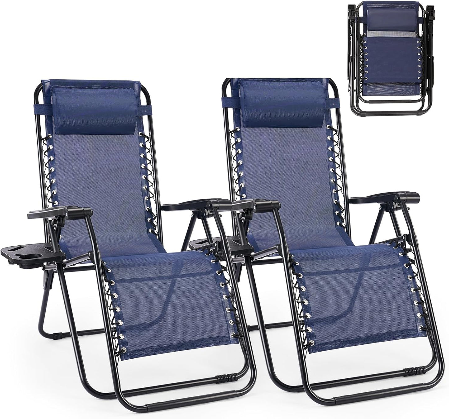 SMUG Zero Gravity Chair Set of 2 for Ultimate Outdoor Relaxation