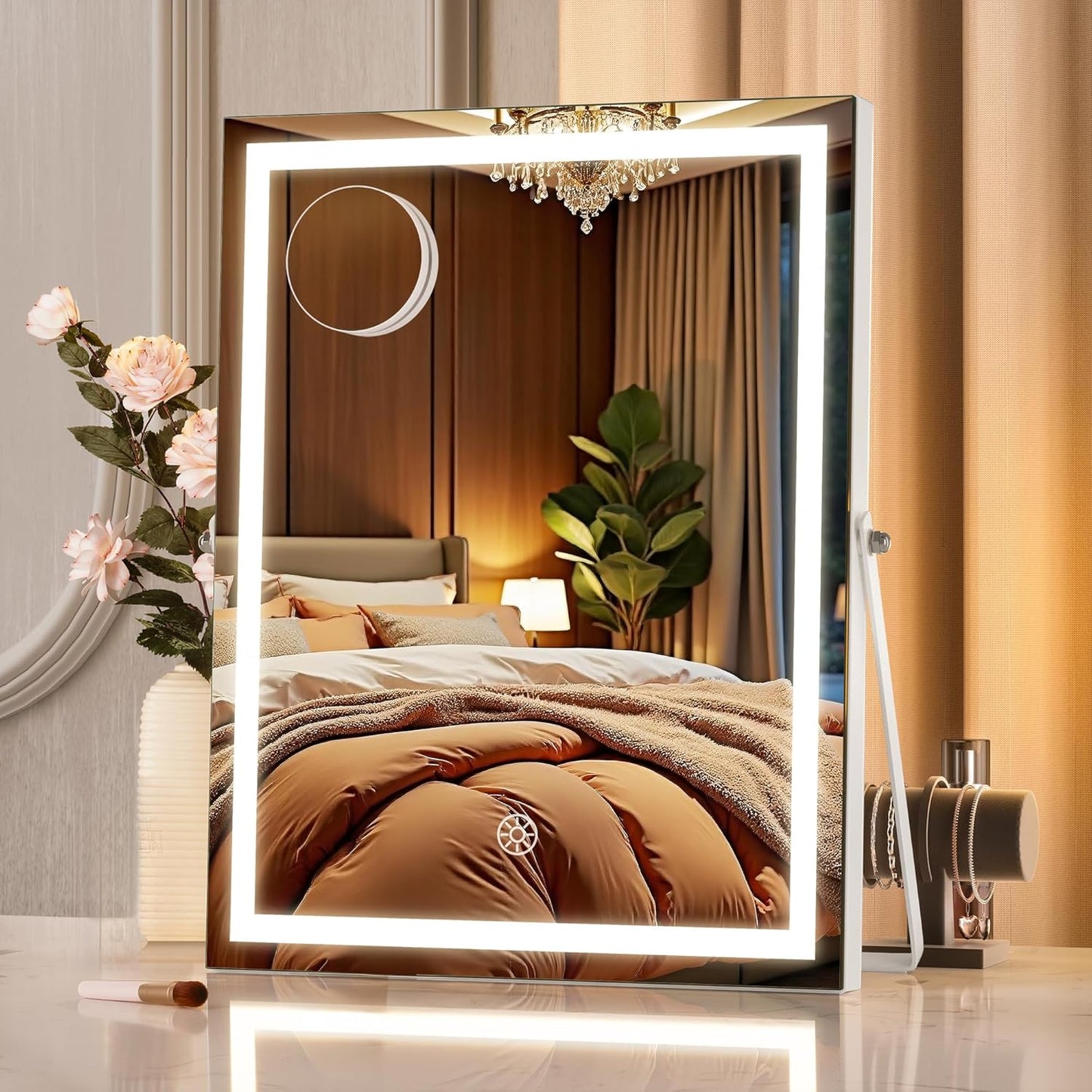 MINISO Vanity Mirror with Lights for Perfect Makeup Application