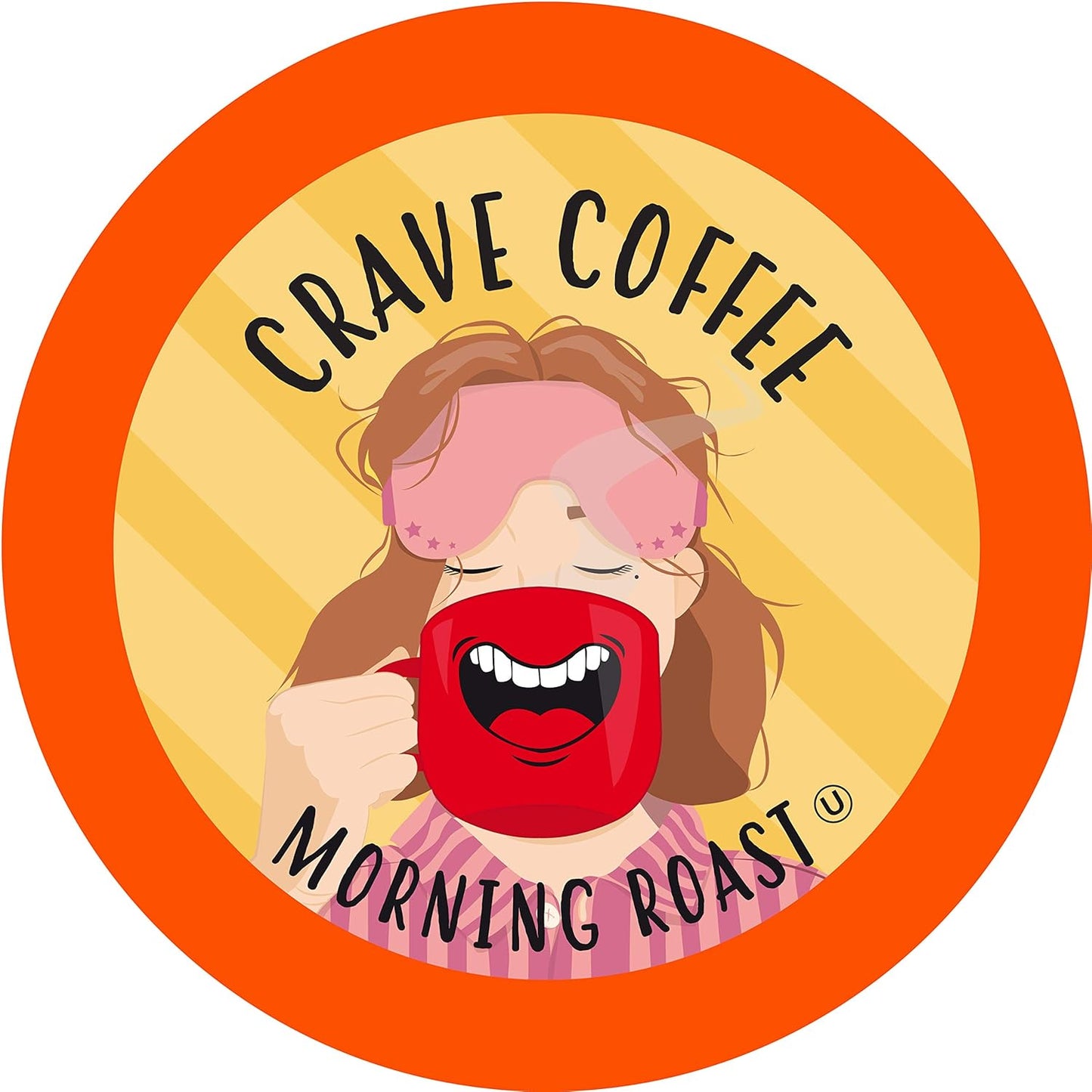 Crave Beverages Morning Light Roast Coffee Pods for K-Cup Brewers