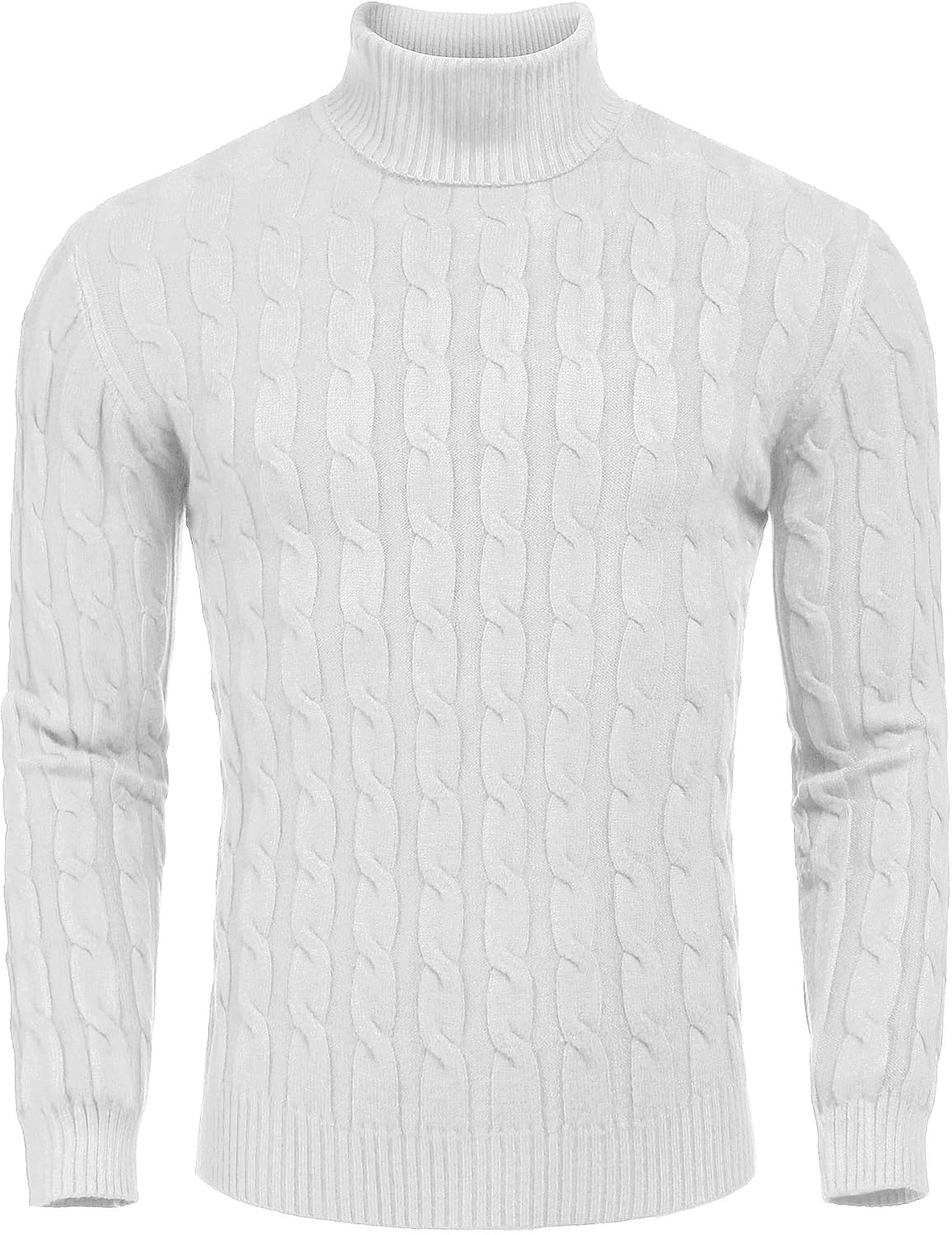 Men's Slim Fit Turtleneck Sweater for Casual and Smart Looks
