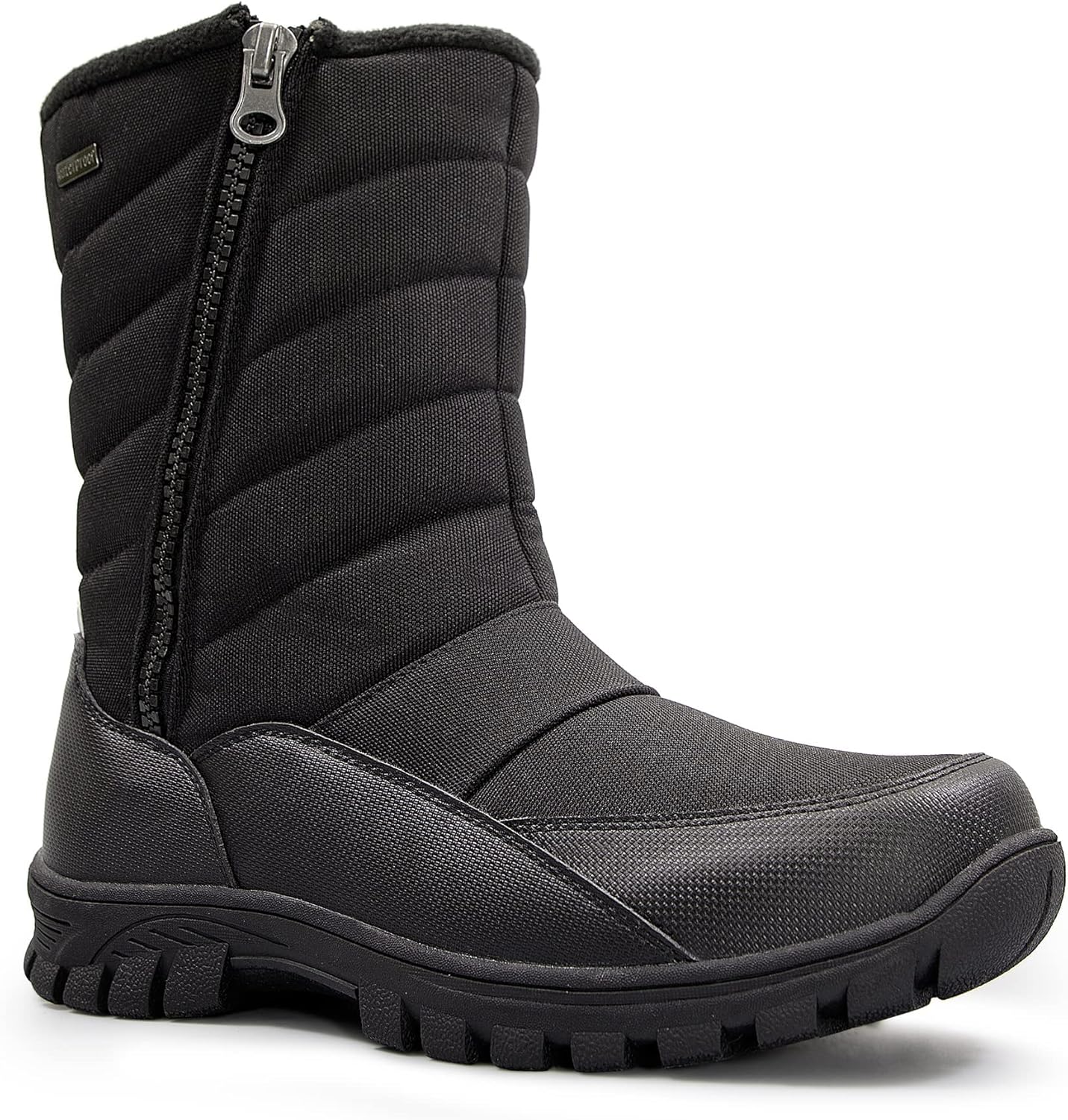 Waterproof Insulated Mid-Calf Hiking Boots for Winter Comfort