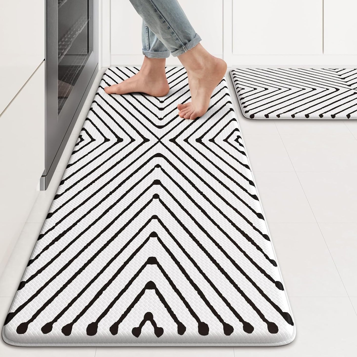 KIMODE Kitchen Mats Cushioned Anti Fatigue for Comfort & Safety
