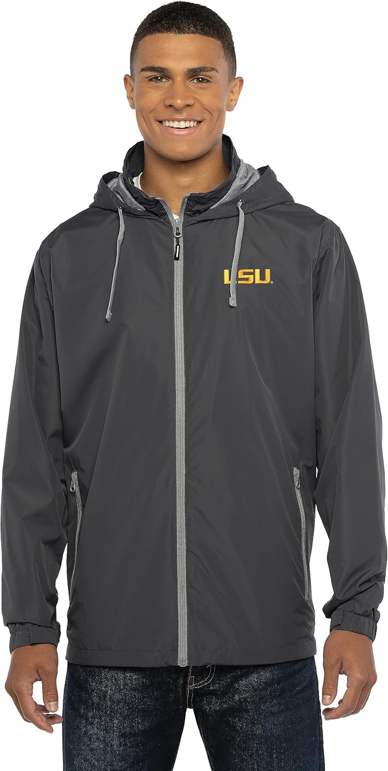 Men's Collegiate Premium Lightweight Packable Wind Jacket