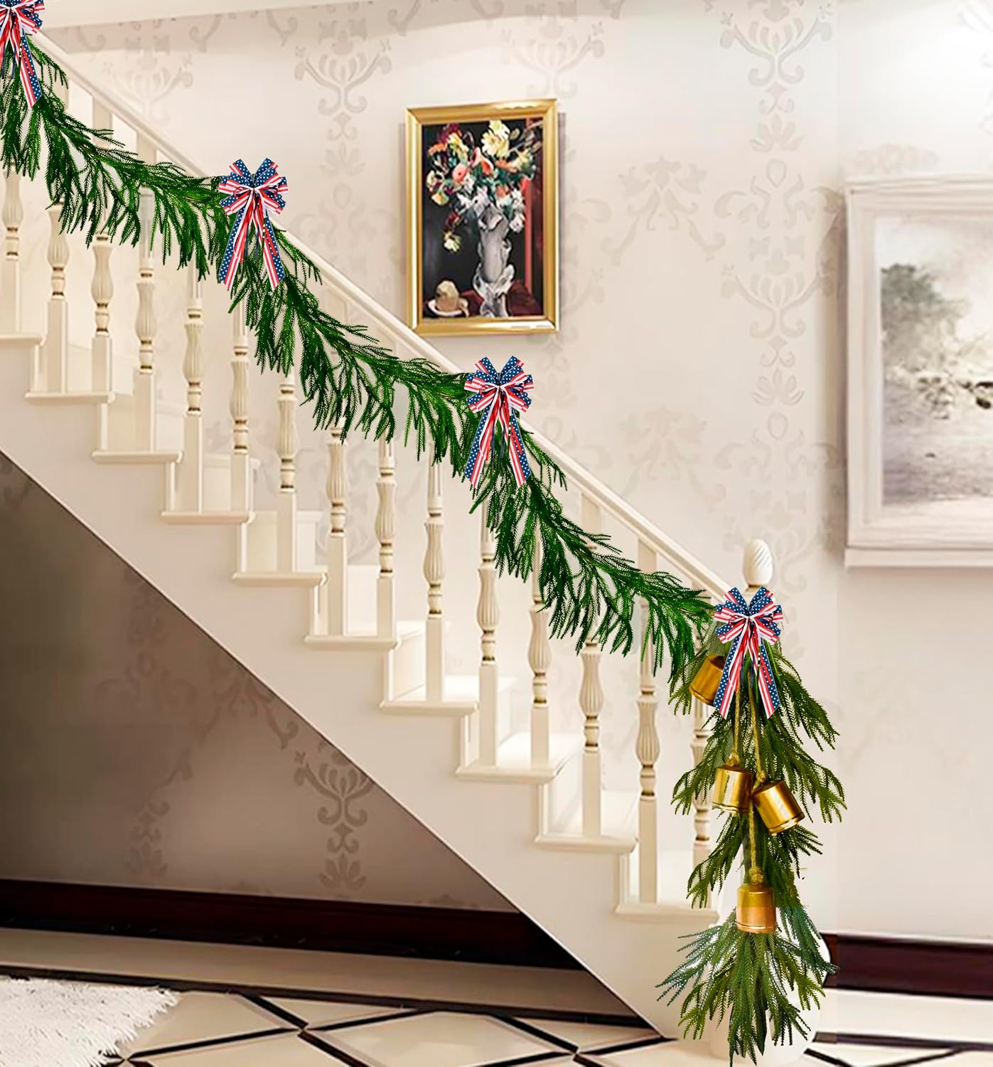 15FT Norfolk Pine Garland for Stunning Christmas Decor