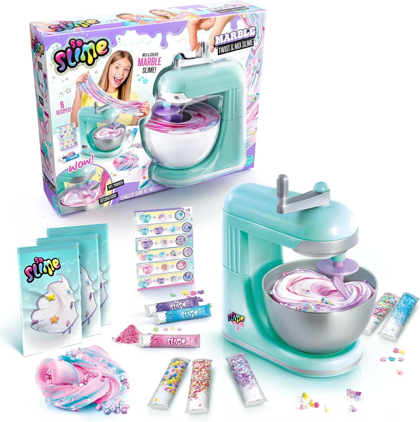 So Slime Marble Twist N Slime Mixer for Creative Fun