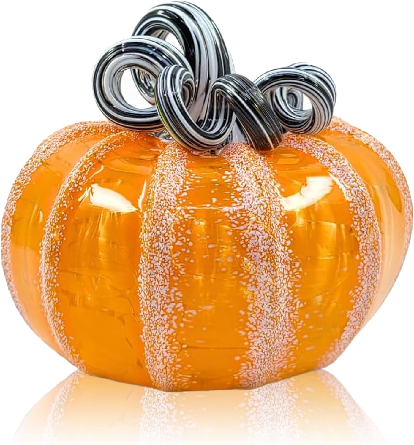 Handmade Glass Pumpkins for Unique Tabletop Home Decor