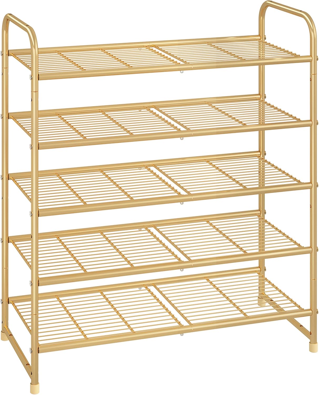 5-Tier Stackable Shoe Rack for Organizing Your Footwear Efficiently
