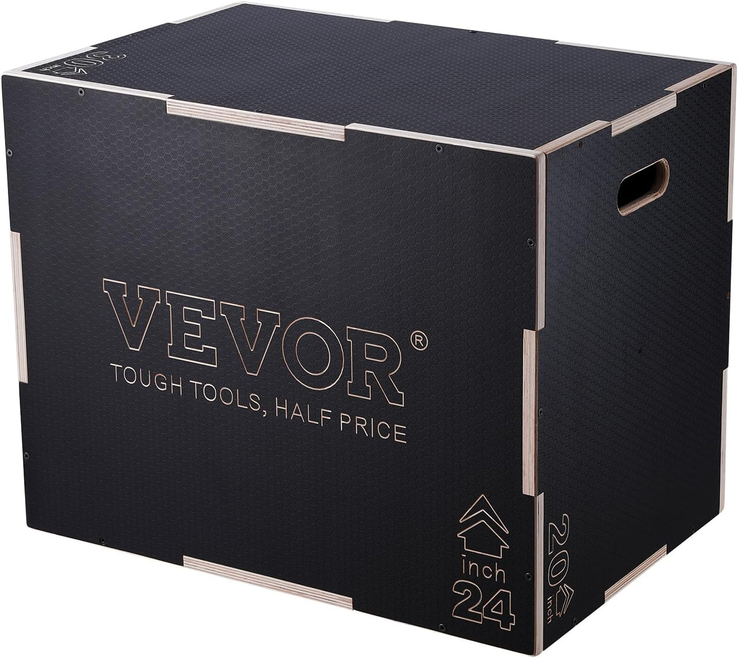 VEVOR 3 in 1 Plyometric Jump Box for Home Gym Training