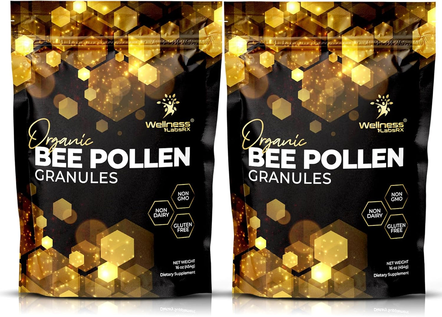 Organic Bee Pollen Granules for Immune Support and Energy Boost