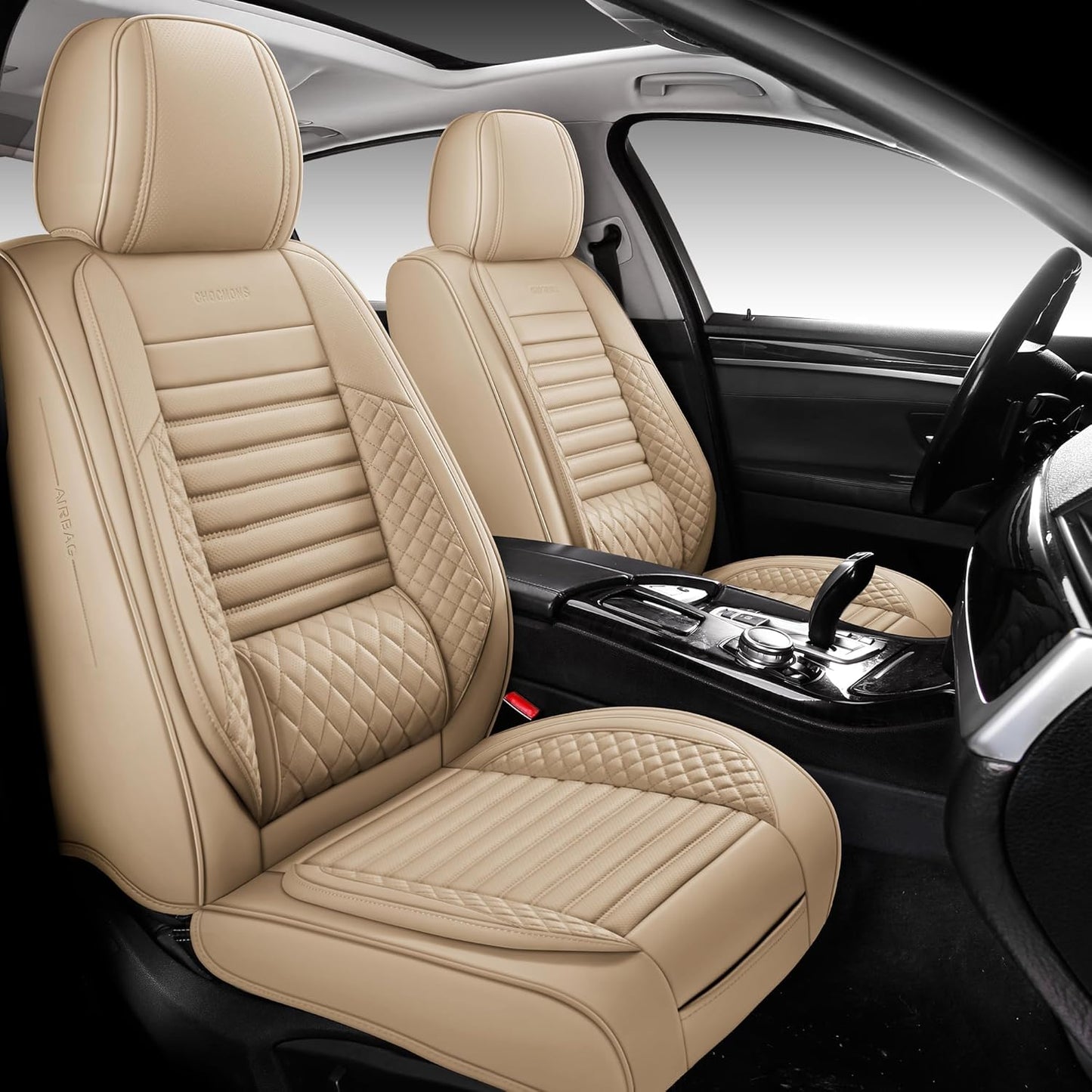 Waterproof Leather Car Seat Covers - Full Coverage, Comfort, Safety
