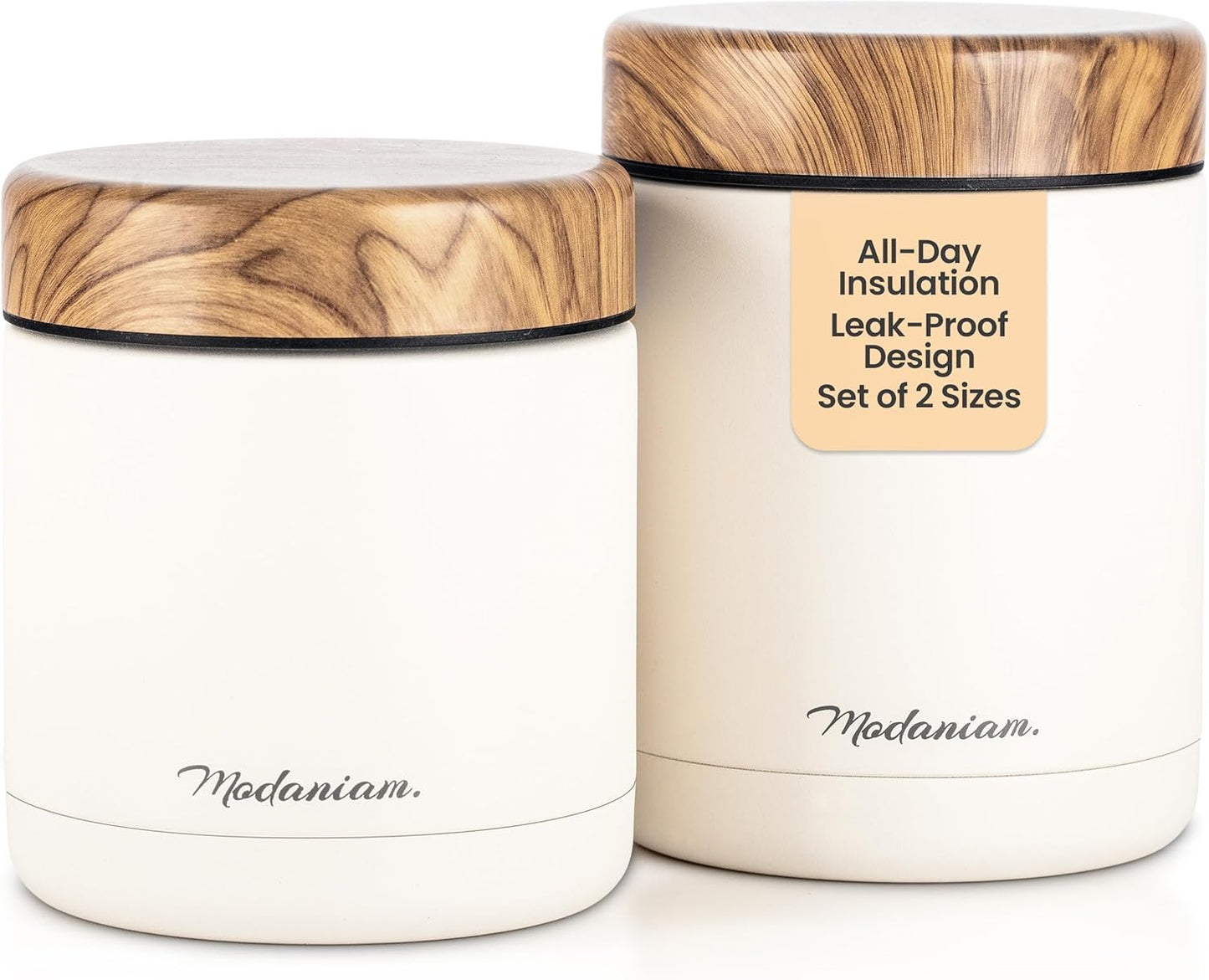 Stainless Steel Insulated Food Jar Set for Hot and Cold Meals