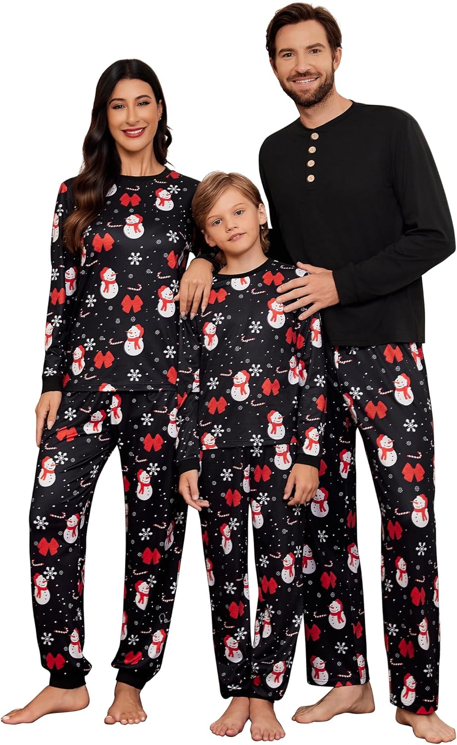 Ekouaer Family Christmas Pajamas Matching Sets for Everyone
