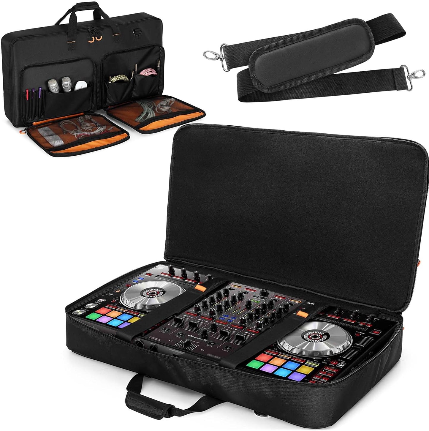 DJ Controller Carrying Bag with Foam Padding for Safe Transport