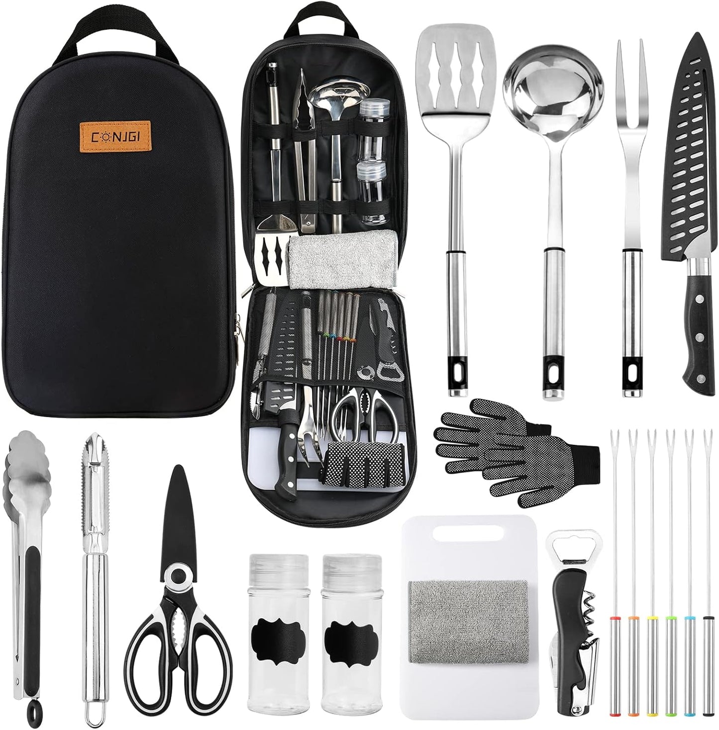 Camping Cookware Storage Bag for Utensils and Kitchenware