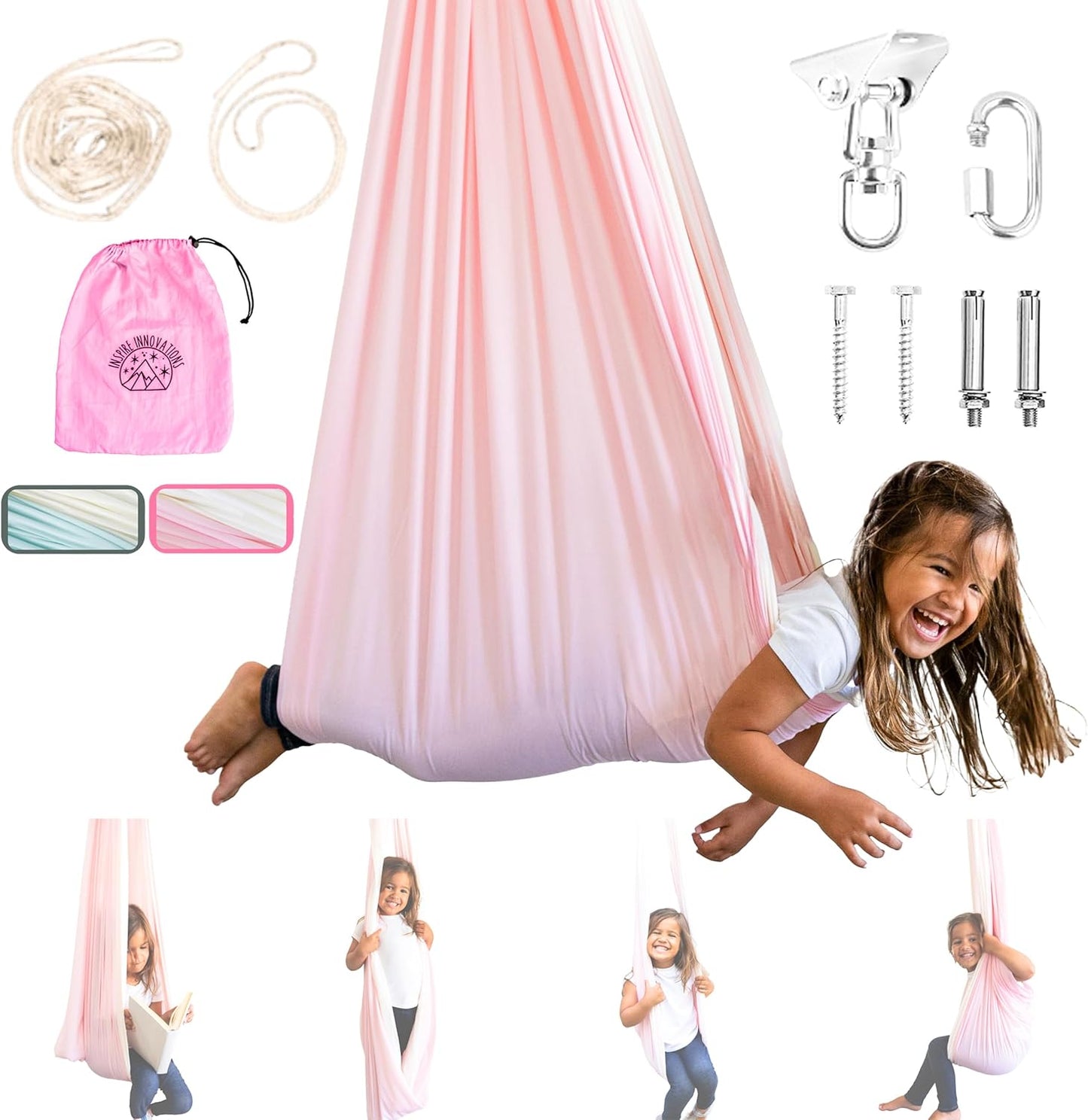 Double Layer Kids Sensory Swing for Indoor & Outdoor Use