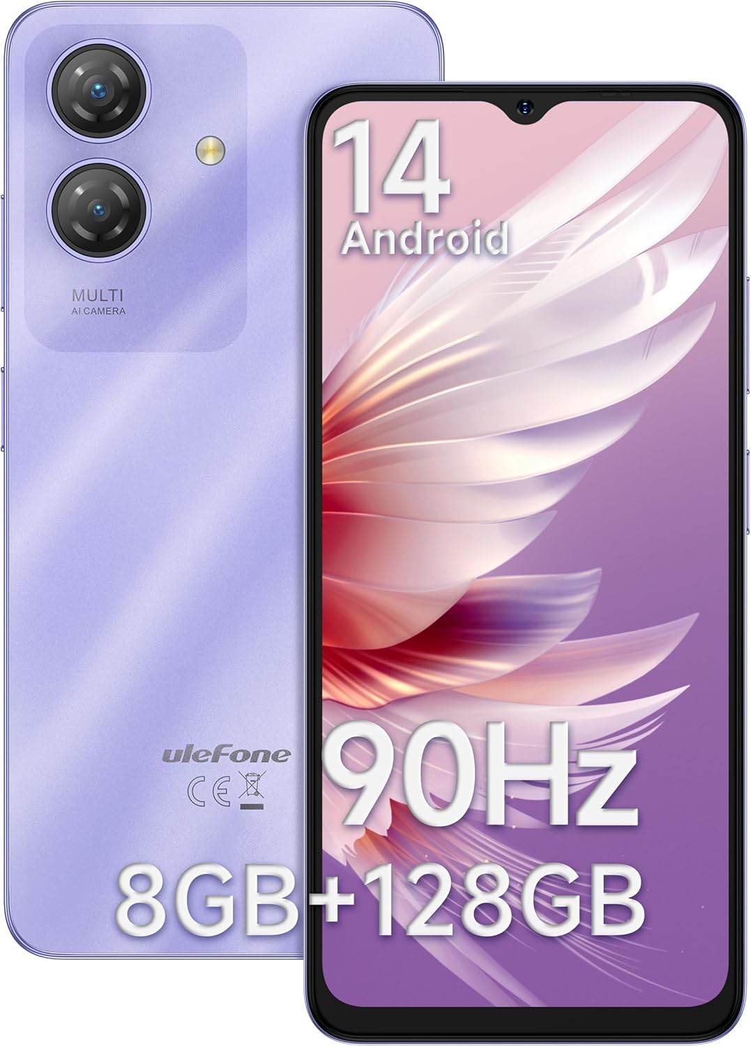Ulefone Note 21 Unlocked Smartphone with 8GB RAM and 128GB Storage