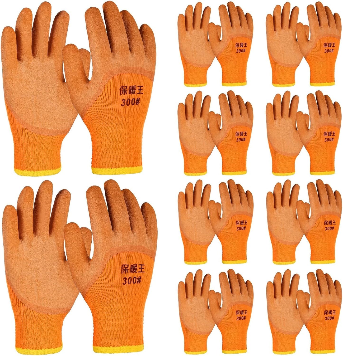 Non-Slip Thermal Work Gloves for Winter Outdoors