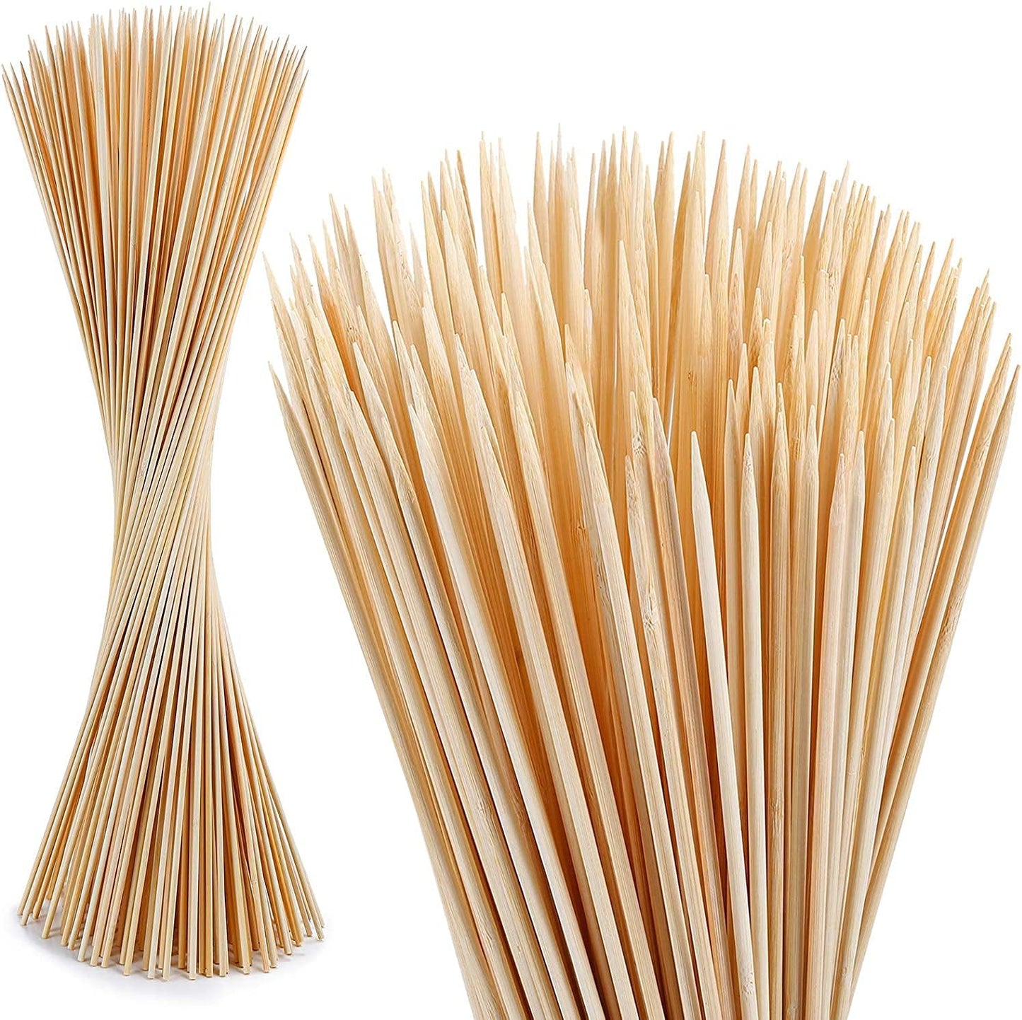 300 PCS Extra Long Bamboo Marshmallow Roasting Sticks for BBQ