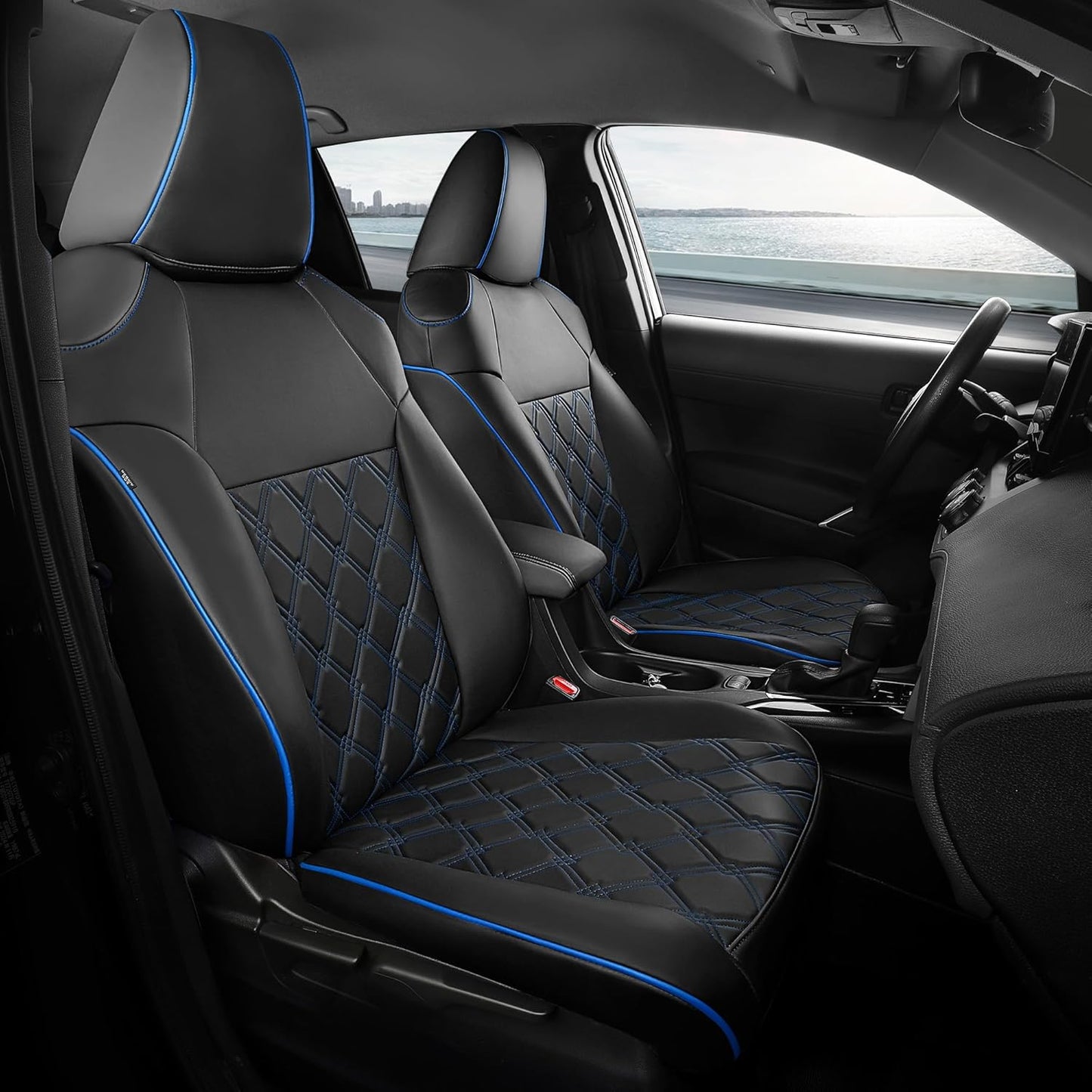 Custom Fit Luxury Leather Seat Covers for Toyota Corolla 2014-2019