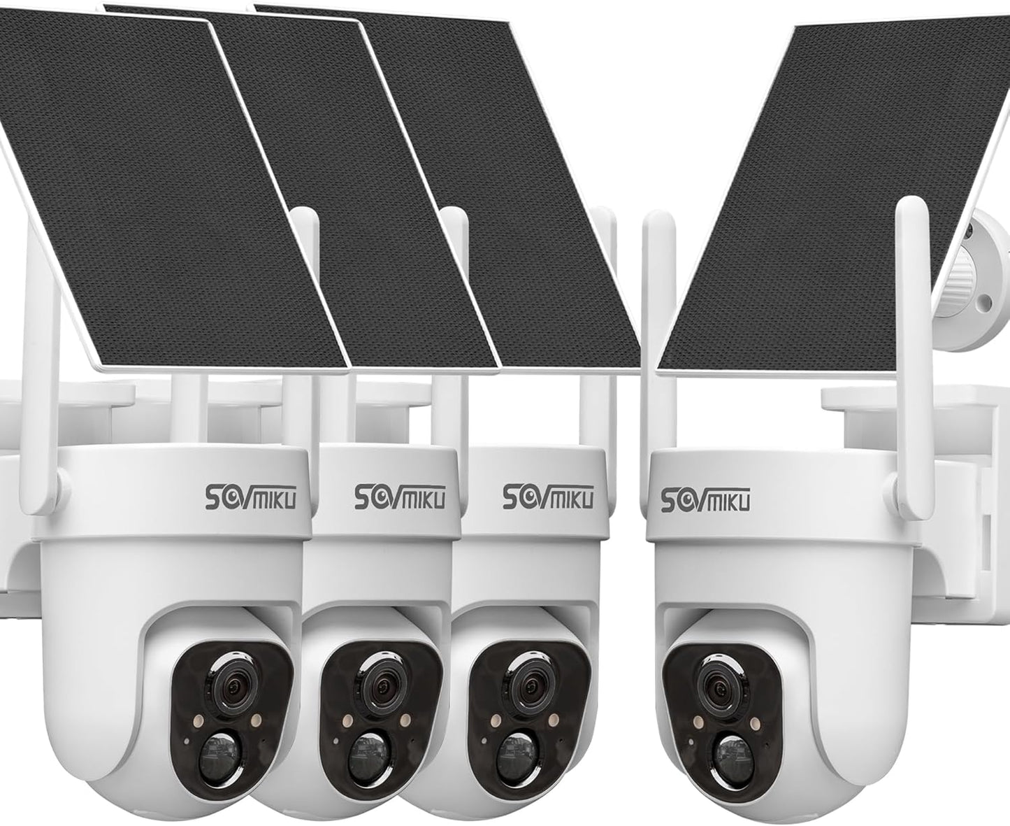 Wireless Solar Security Camera: Color Night Vision, Two Way Audio
