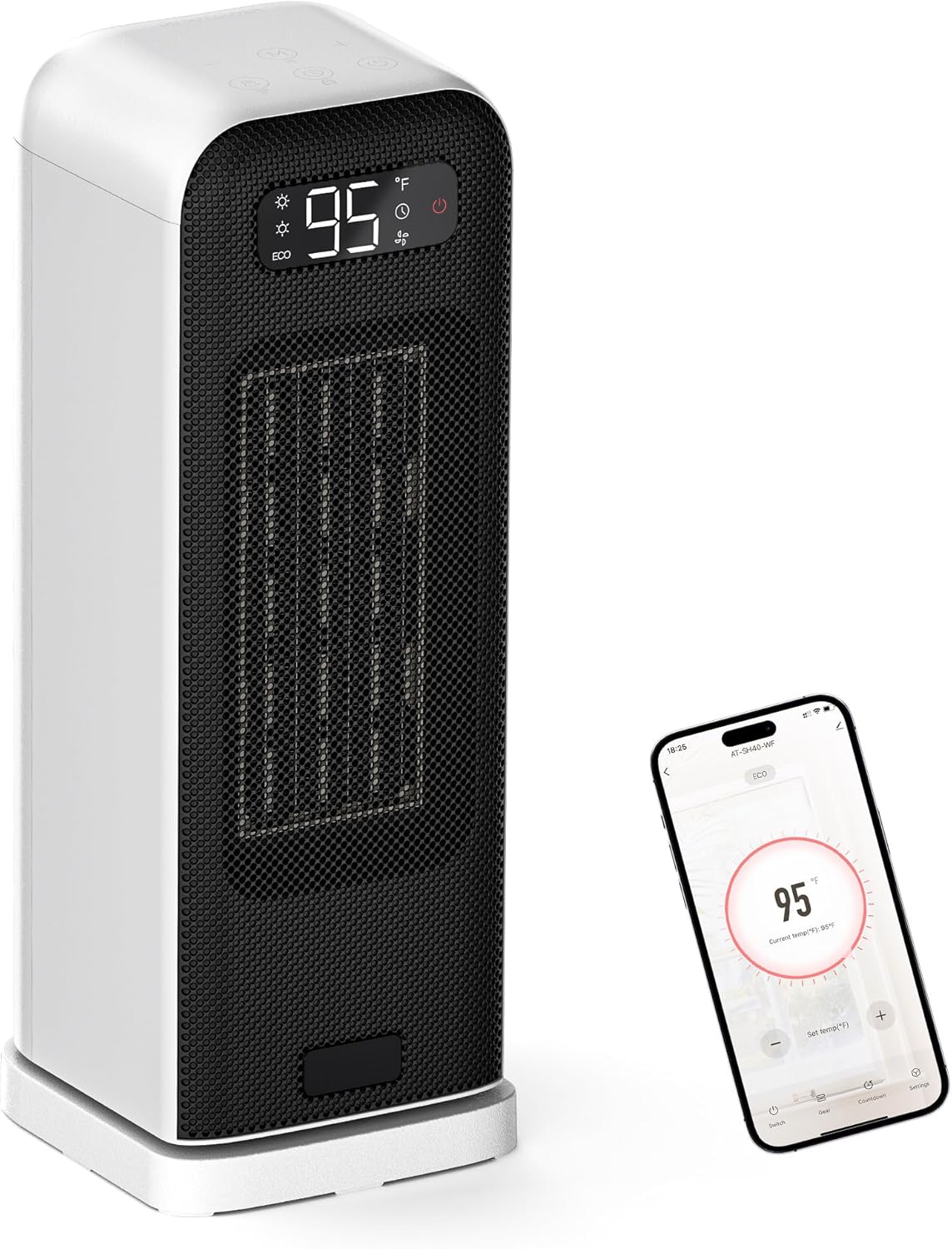 MORENTO Space Heaters for Indoor Use: Smart Electric Heater
