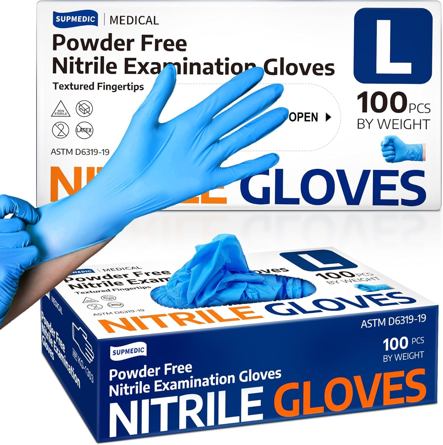 Supmedic Nitrile Gloves: Latex-Free & Food Safe