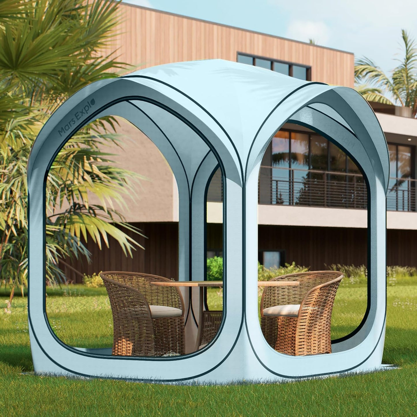 6x6 FT Pop-Up Screen House Tent for Outdoor Activities and Camping