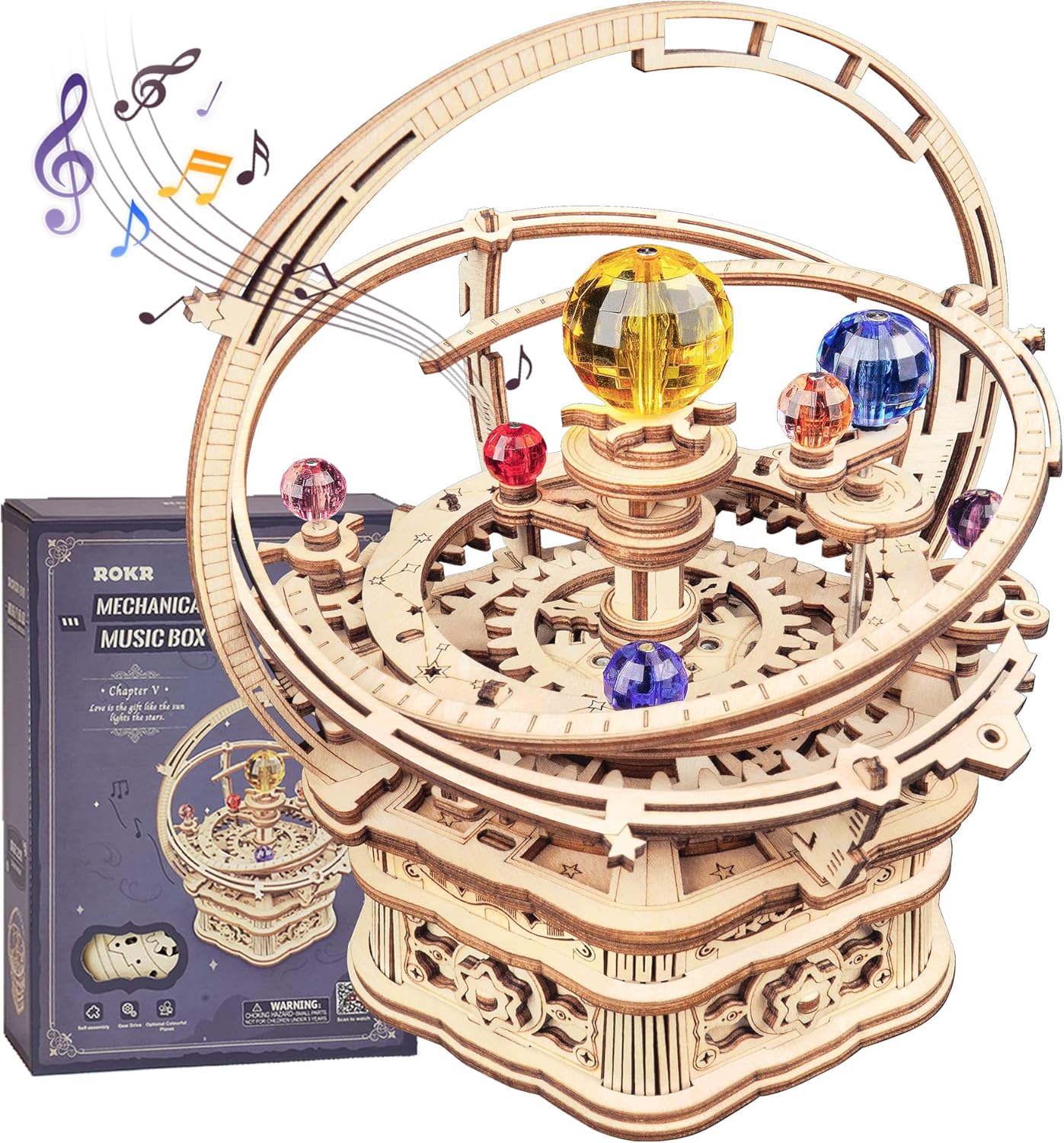 ROKR Starry Night Music Box - 3D Puzzle Fun!