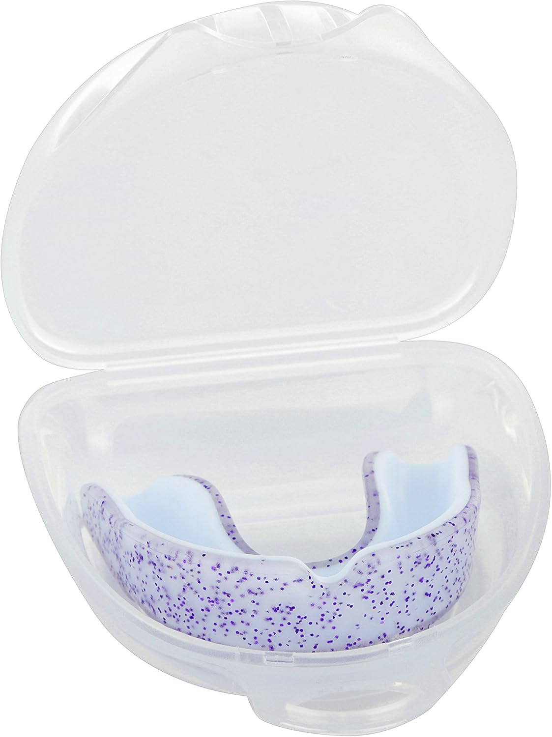 JUNGLE SPORT Purple & Red Glitter Mouthguard - Custom Fit for All Sports