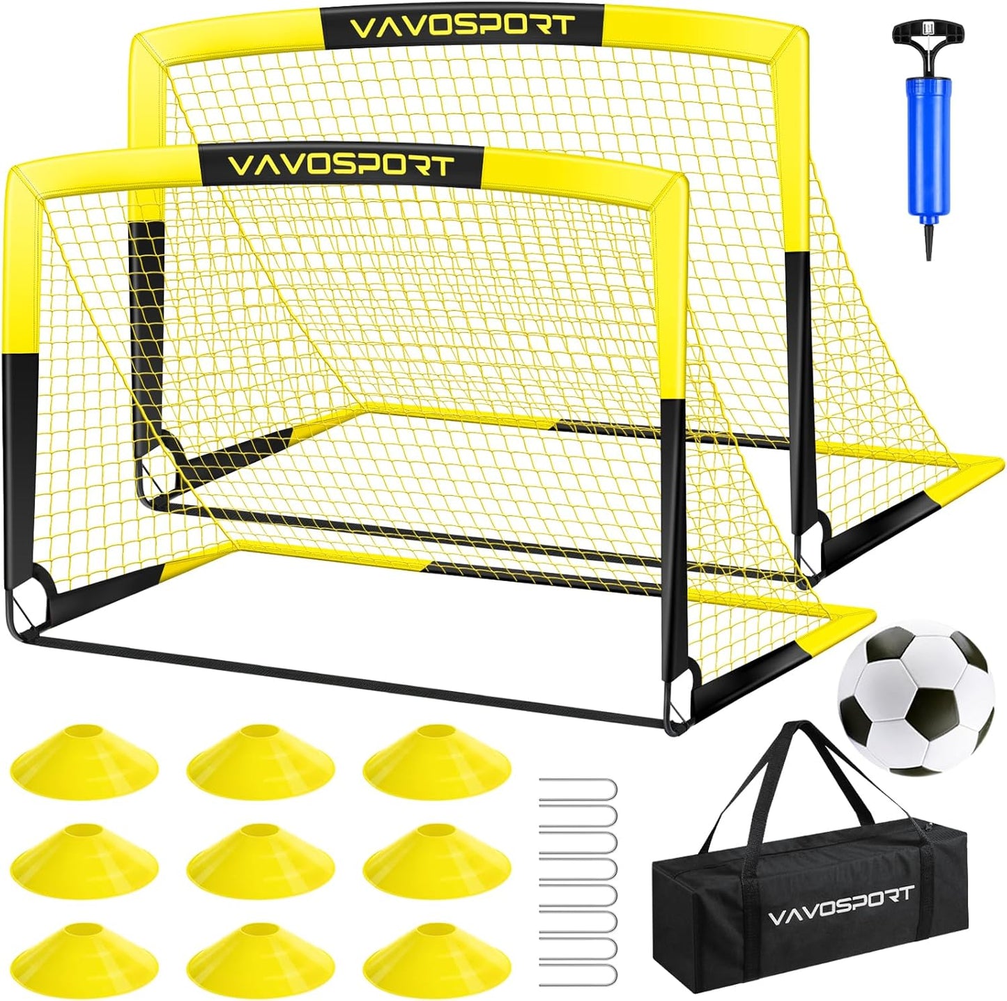 Kids Soccer Goal Set for Backyard Training and Fun Activities