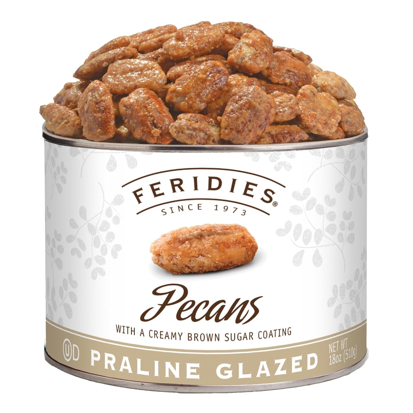 Praline Glazed Pecans - Sweet Delight in a Vacuum Tin