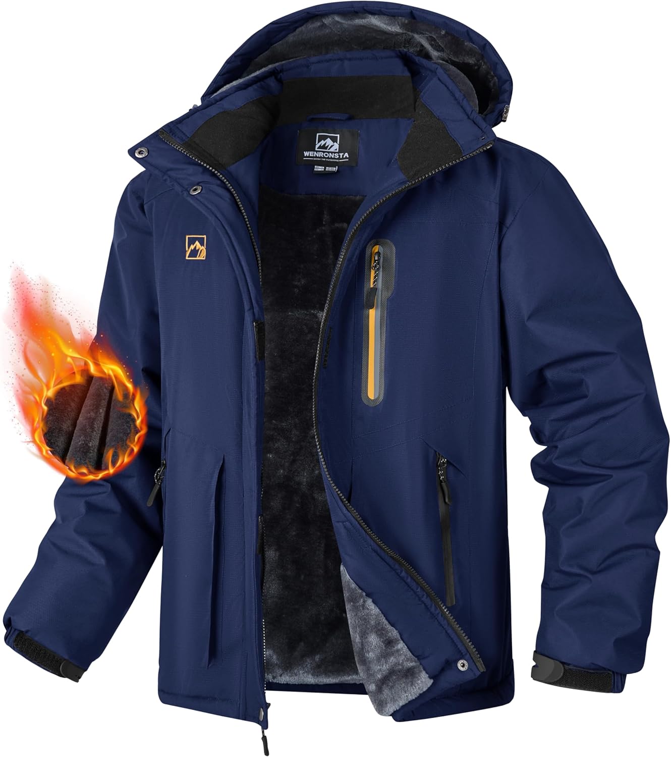 WENRONSTA Men's Ski Snow Jacket - Warm & Waterproof
