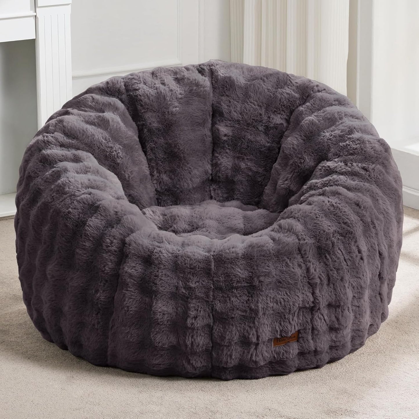 Oversized Bean Bag Chair for Adults - Donut-Shaped Comfort