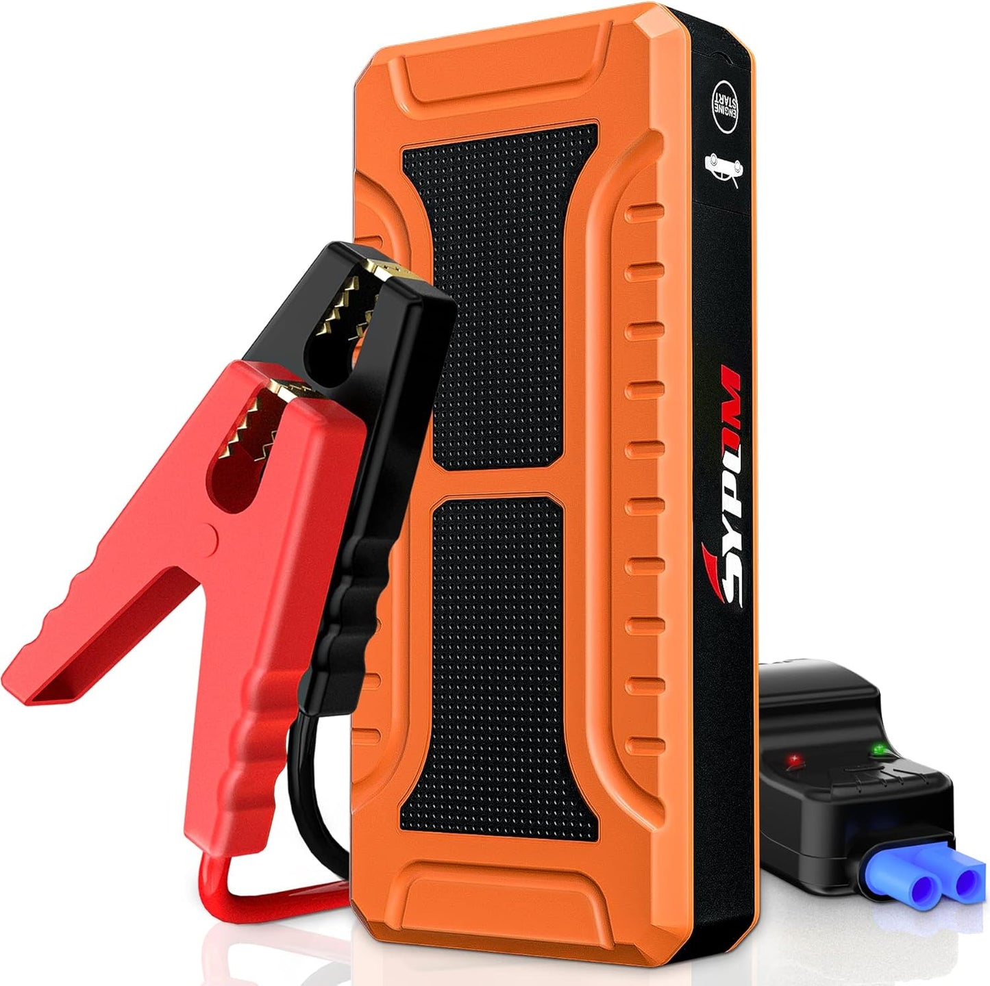 Portable Car Jump Starter with 4000A Peak for Emergency Use