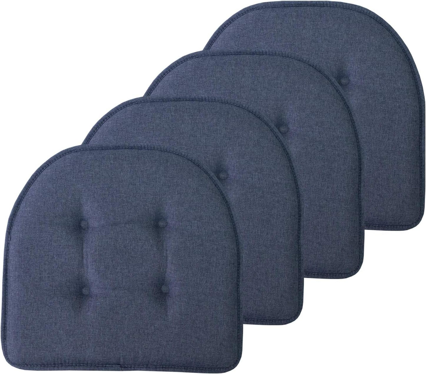 Sweet Home Collection Memory Foam Chair Cushion Pads for Comfort