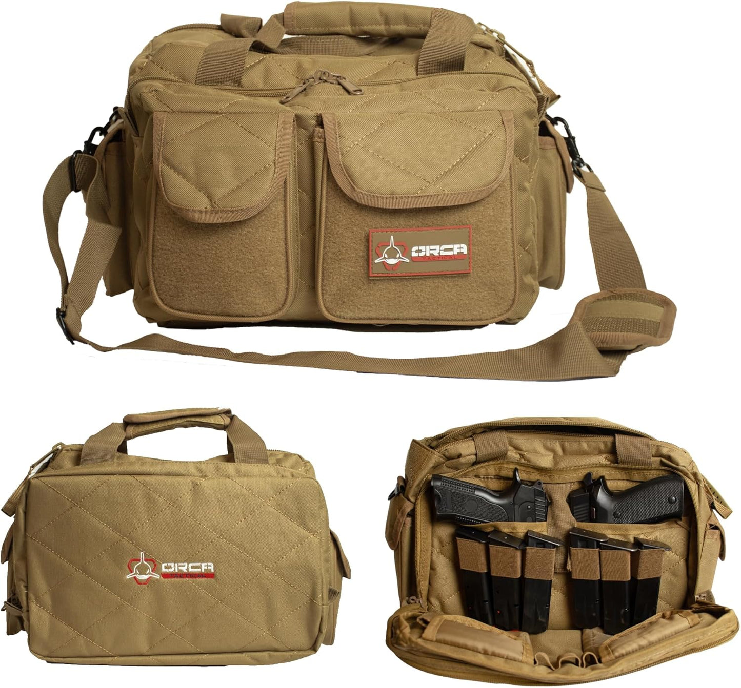 Compact Pistol Range Bag for Handguns with Durable Features