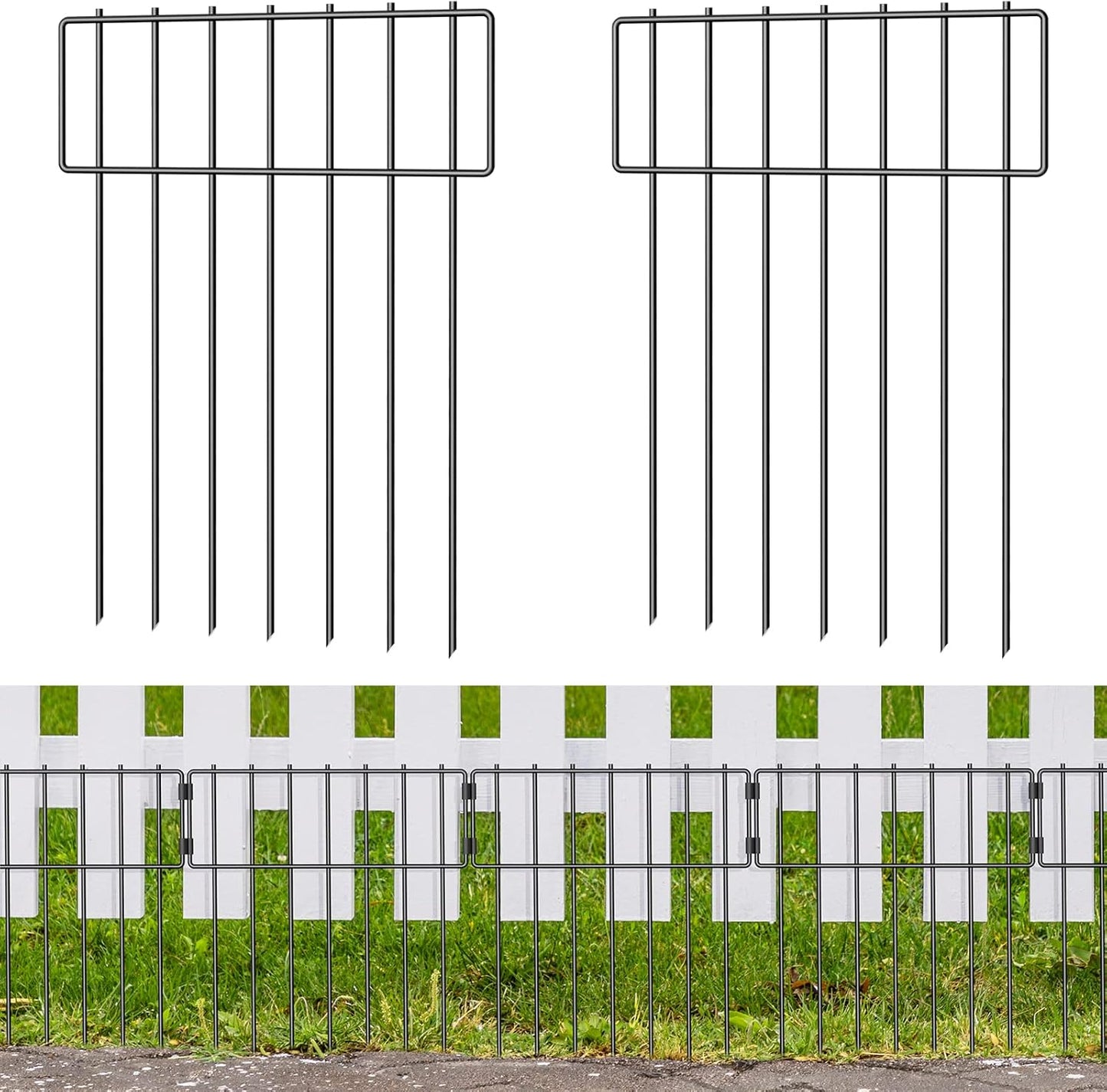 Rustproof Dog Barrier Fence - 10 Pack, 10Ft(L)